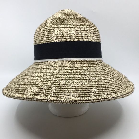 Siggi Accessories - Siggi Floppy Sun Beach Straw Hat with ponytail cutout at back